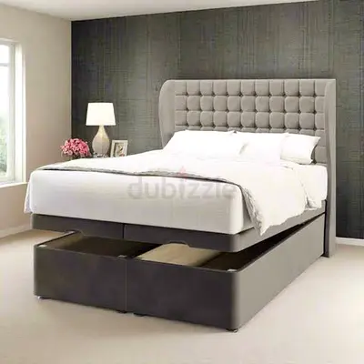 Brand New Luxury Queen Size Bed - Fully Customizable - UAE Sharjah Made - Hydraulic Storage Optional