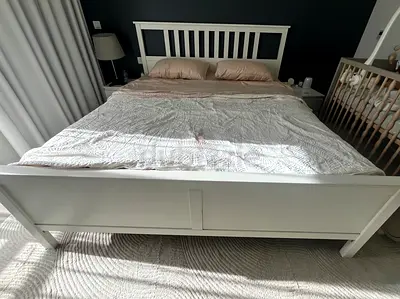 IKEA king size bed + Mattress