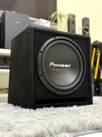 PIONEER CHAMPION SERIES DUAL COIL SUBWOOFER TS-W312D4 12 1600W WITH PIONEER 760W AMPLIFIER FOR SALE