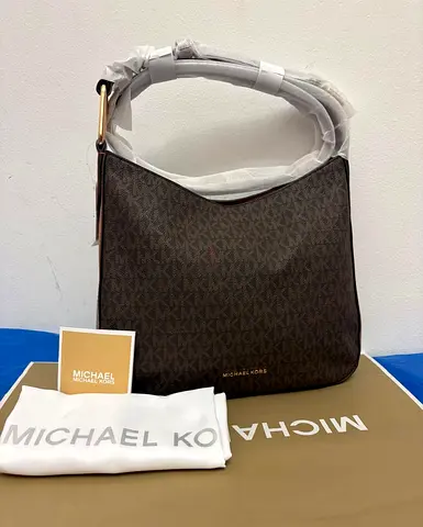 Brand New Michael Kors Brown Kensington Crossbody Bag