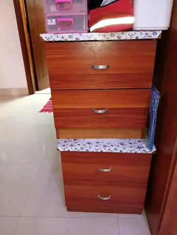 Wooden 4-Drawer Chest