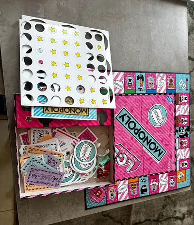 L.O.L. Surprise Monopoly board game - complete set