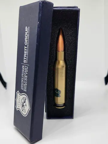 Brass Bullet-Shaped Collectible lighter- Decorative Cartridge Replica