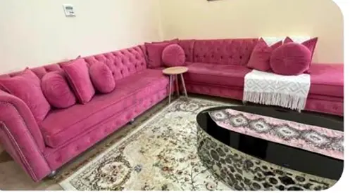 ركنه مخمل 7 مقاعد