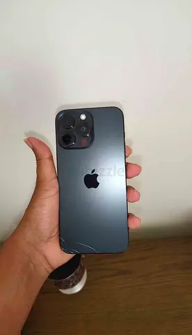 iPhone 15 Pro Max blue 512gb TDRA - Good Condition, Minor Scuff