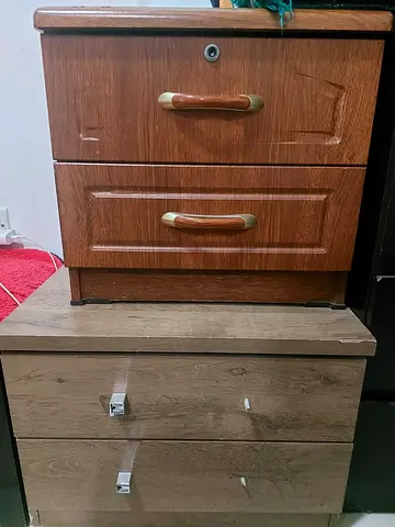 Stylish Wooden Nightstand with Drawers