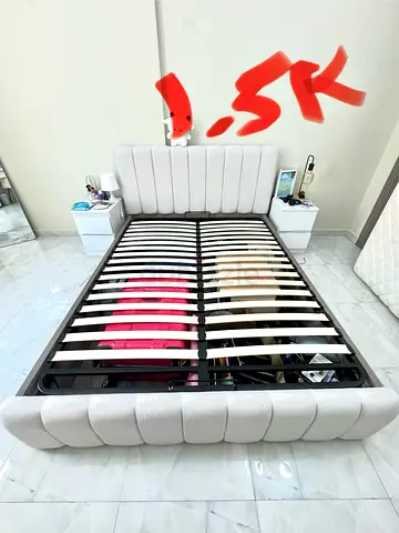 Queen Bed Frame with Under-bed Storage