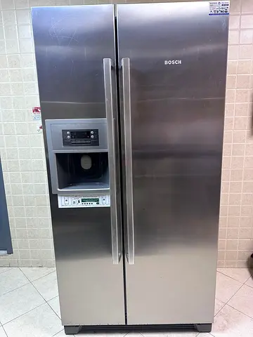 Bosch Side by Side Refrigerator with Water Dispenser – Stainless Steel