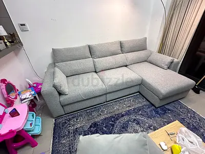 Ikea Eskelstuna L shape sofa bed Gray Excellent Condition like new Condition