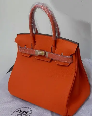 HERMES BIRKIN 30 Togo Leather Orange