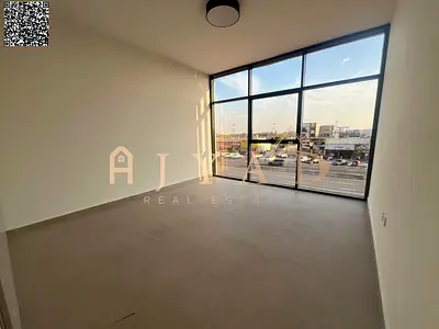 First tenant 2BR apartment in Al Helio 2, Ajman for annual rent. 2 master bedrooms, built-in wardrobes, central AC, balcony, 3 bathrooms.