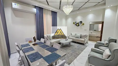 A fully furnished 5-bedroom villa available for annual rent in Al Yasmeen, Ajman,