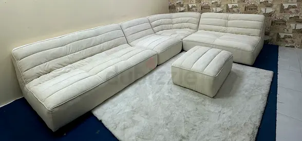 Perfect condition beige color marina home modular sofa