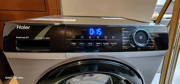 Haier 8kg Inverter Front Load Washing Machine - Flawless Working Condition
