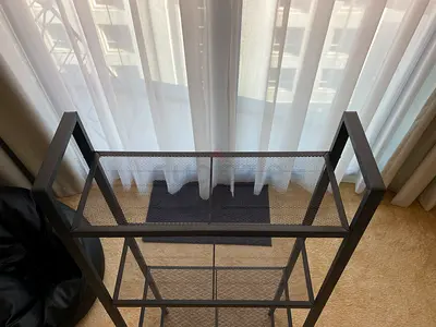Light Weight - Ikea Metal Book or Display Shelf
