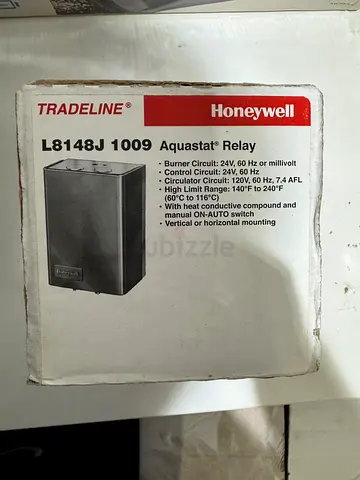 Honeywell Tradeline L8148J 1009 Aquastat Relay (Used)