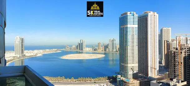🏡 Elegant Sea View 2 Bedroom Apartment | Prime Road Facing Location | Near Dubai Exit | Balcony | 1500 Sq Ft | 53,000 AED | 6 Cheques