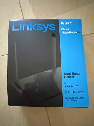 Linksys WiFi5 Dual-Band Router (boxed) - good condition