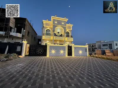 Own a classic villa in Ajman/Al Zahia, 5 master bedrooms, including fees.