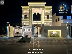 Today's Opportunity | Own a luxury villa in Al Helio 2, Ajman | 5 master bedrooms (G+2) | A grea