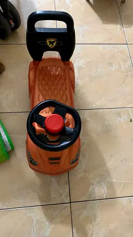 Kids Ride-On Push Car — Orange, Good Used Condition