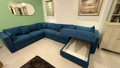 Vimle U shape sofa Bed with storage