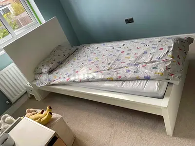 Ikea malm single bed with mattress