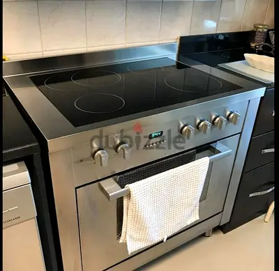 Scholtes Stainless Steel Electric Range with Glass Ceramic Hob and Oven
