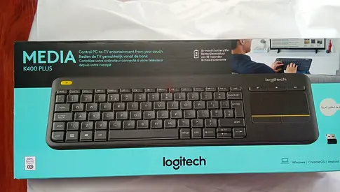 Logitech K400 Plus Wireless Keyboard with Touchpad