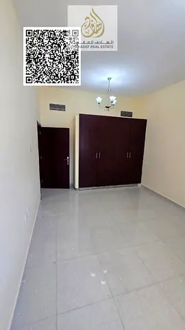 شقه غرفتين وصاله ايجار سنوى مع خزائن بالحائط بالنعيميه 1