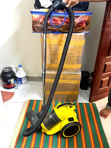 Yellow Canister Vacuum Cleaner - Good Working Condition