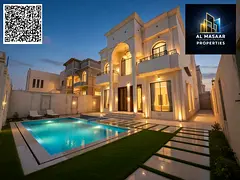 Own a luxurious, classic-designed two-story villa with a rooftop terrace and a 5000 sq ft swimming p