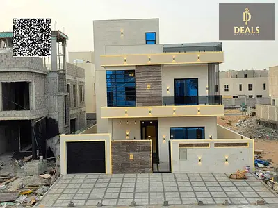 🏡 فيلا فاخرة للبيع في الحليو بعجمان مقابل أزهي مول مباشرة بتشطيبات سوبر ديلوكس وديكورات عصرية مع رسوم التسجيل والتملك شاملة