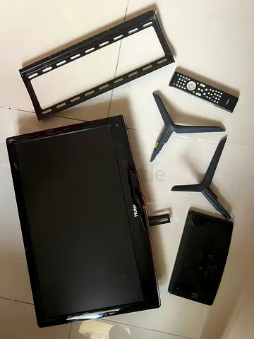 TV with wall mount