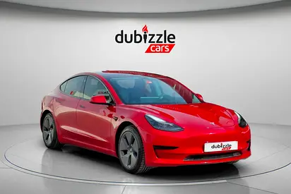 AED 1231/month | 2021 Tesla Model 3 Standard Plus | GCC Specs | Ref#467187