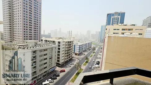 HUGE LUXURY 3 BHK WITH FULL OPEN VIEW WITH BALCONY AND WARDROBE NEAR JAMAL ABDUL NASIR STREET,SHARJAH