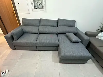 Ikea Eskelstuna L shape sofa bed Dark gray Excellent Condition