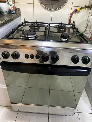 Modern gas cooker with 4 heater gas burners for sale