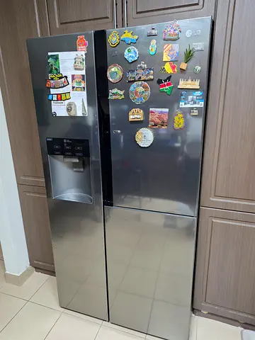 Fridge, gas cooker, dishwasher, microwave