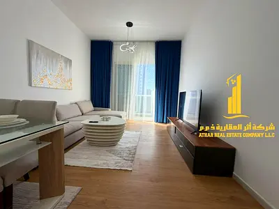 Furnished one-bedroom apartment for rent in Ajman, Ajman Corniche. Clean and tidy furnishings. Includes all bills and internet. Fully furnished