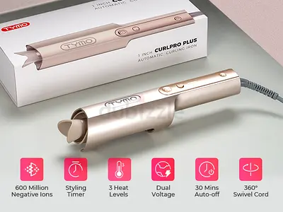 Tymo CurlPro Plus Automatic 1 Curling Iron - Brand New
