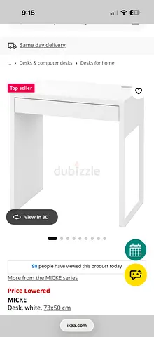 Ikea MICKE comouter table in Al Rigga