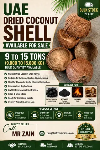 COCONUT SHELL FOR SALE IN BULK QUANTITY