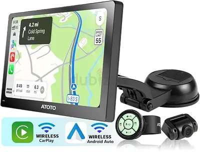 ATOTO P8 Wireless Portable Car Audio Player Receiver, 7 Touch Screen