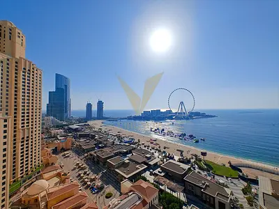High Floor | Full Sea View | 3 Bed +Maids
