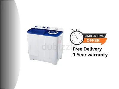 Star Track Twin Tub Washing Machine 7KG – Semi Automatic Spin Dry Lint Filter SW-700B1-TK (White)