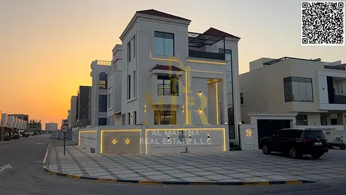 Classic corner villa for sale in Al Zahia with a luxurious design and spacious areas at a special price
