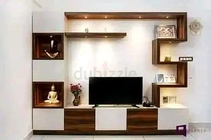 Modern Wooden Entertainment Unit and TV Stand