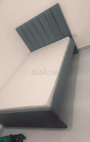 Modern double 120x190 Bed with mattress medical Upholstered Headboard