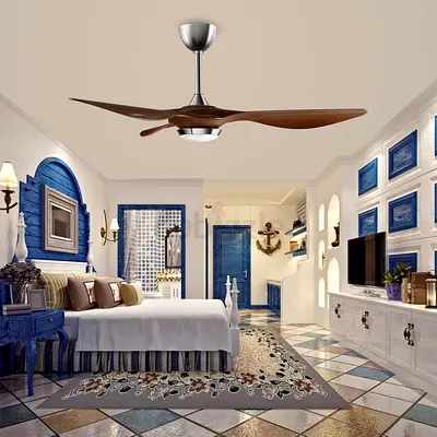 52-inch Smart Ceiling Fan with LED Light KitA NIXTT